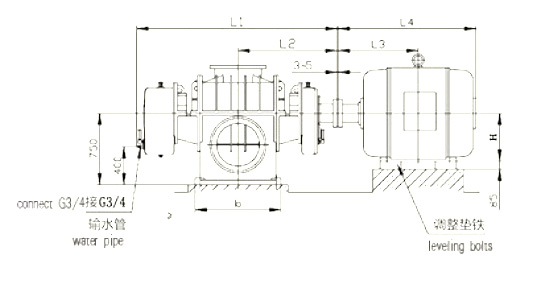 氣化風(fēng)機(jī)外形圖（二葉）